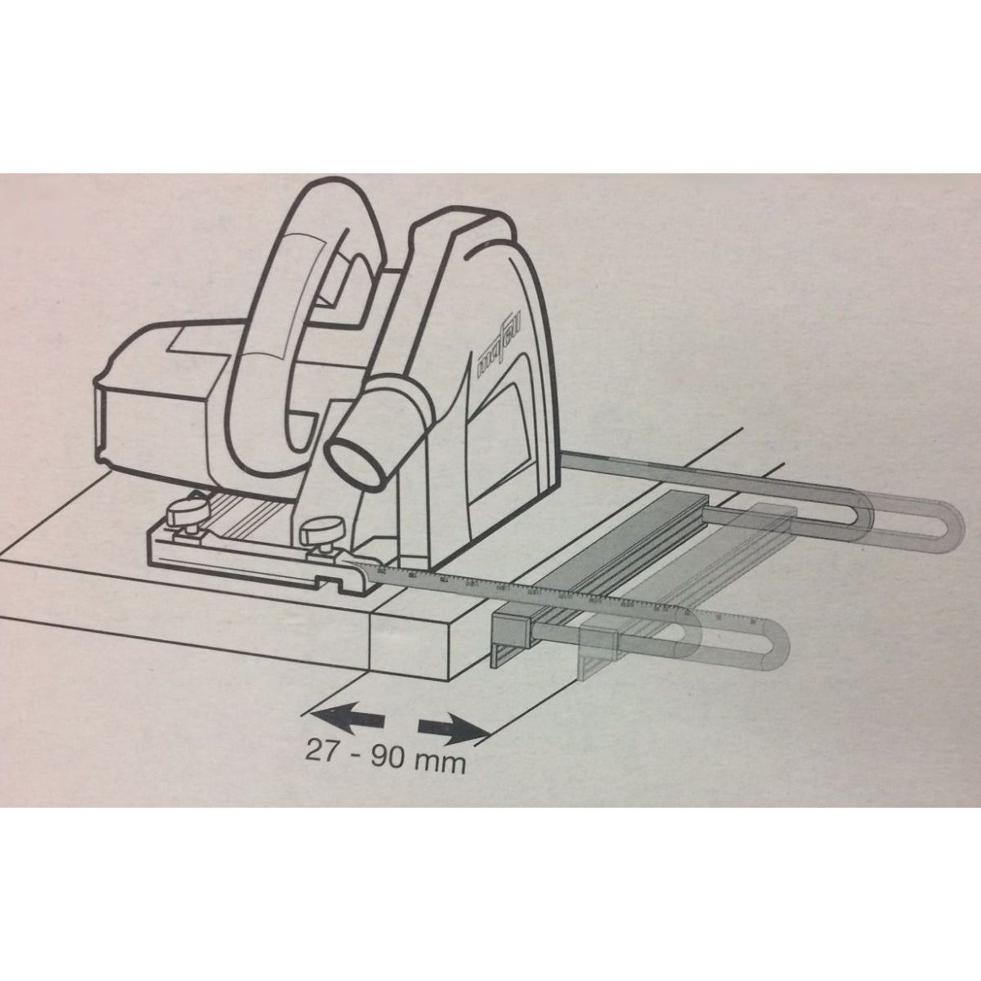 Mafell Roller Edge Guide MF-UA for Saws