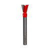 Freud 14° Dovetail Router Bit - 1/2" Diameter, 1/2" Cut, 1/4" Shank (Long Shaft)
