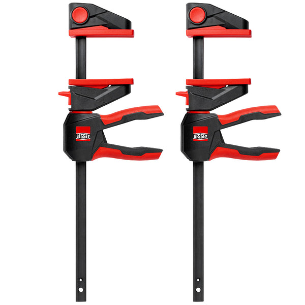 Bessey One-Hand Trigger Clamps with 360° Rotating Handle (2 Pack)