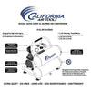 California Air Tools 4610AC Air Compressor 1hp (4.6 Gal. Aluminum Twin Tanks)