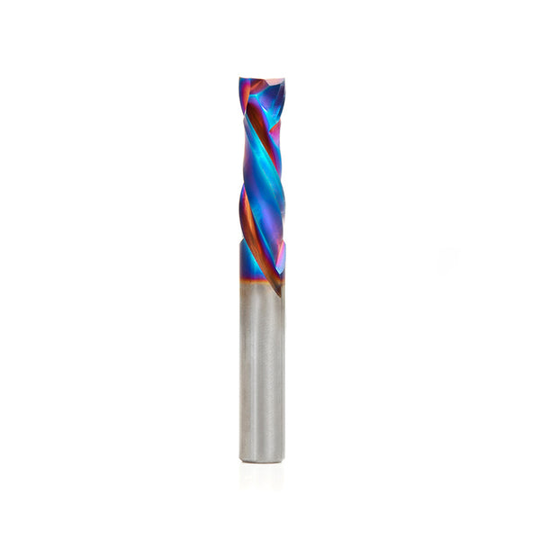 Amana Spektra™ Coated Compression Spiral CNC Router Bit 3/8" SH, 3/8" D, 1-1/4" CL*