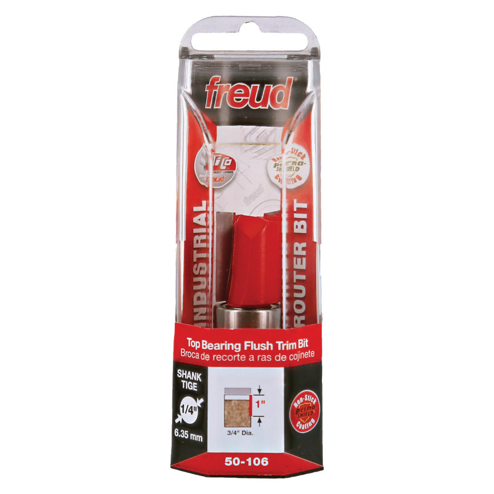 Freud Top Bearing Flush Trim Router Bit - 3/4