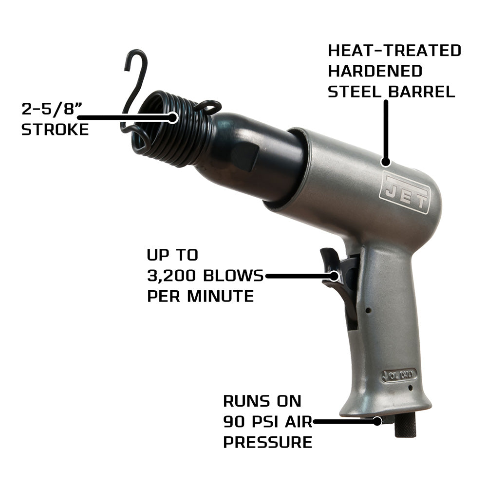 JET JAT-901 Medium-Barrel Pneumatic Hammer (2-5/8