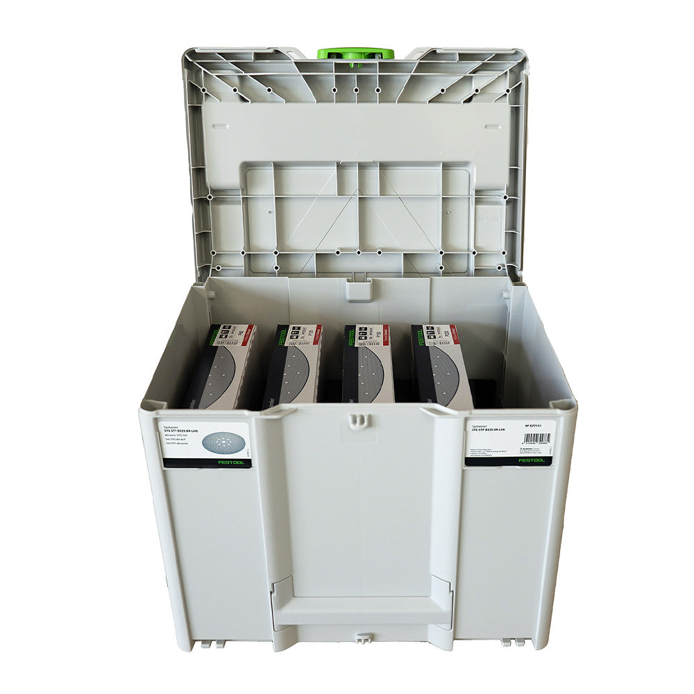 Festool PLANEX Systainer Abrasive Set SYS STF D225 GR LHS*