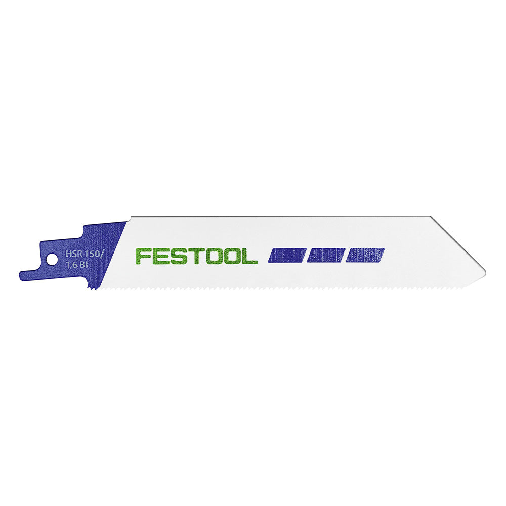 Festool Sabre Saw Blade HSR 150/1.6 BI/5 Metal & Stainless Steel