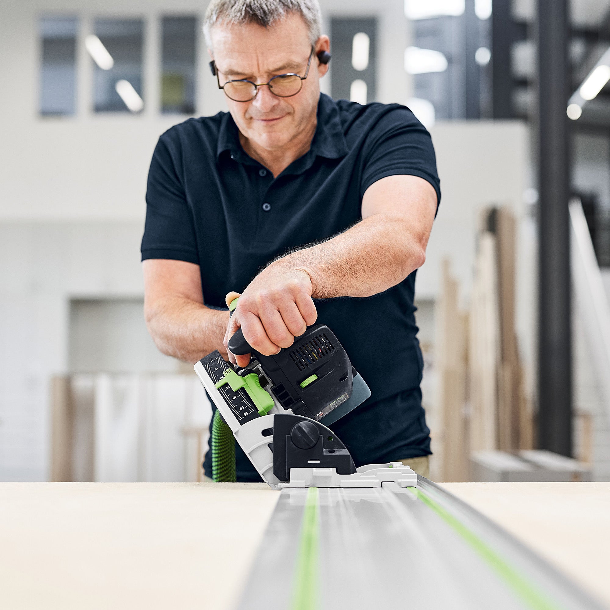 Festool Cordless Track Saw TSC 55 KSEB-Basic