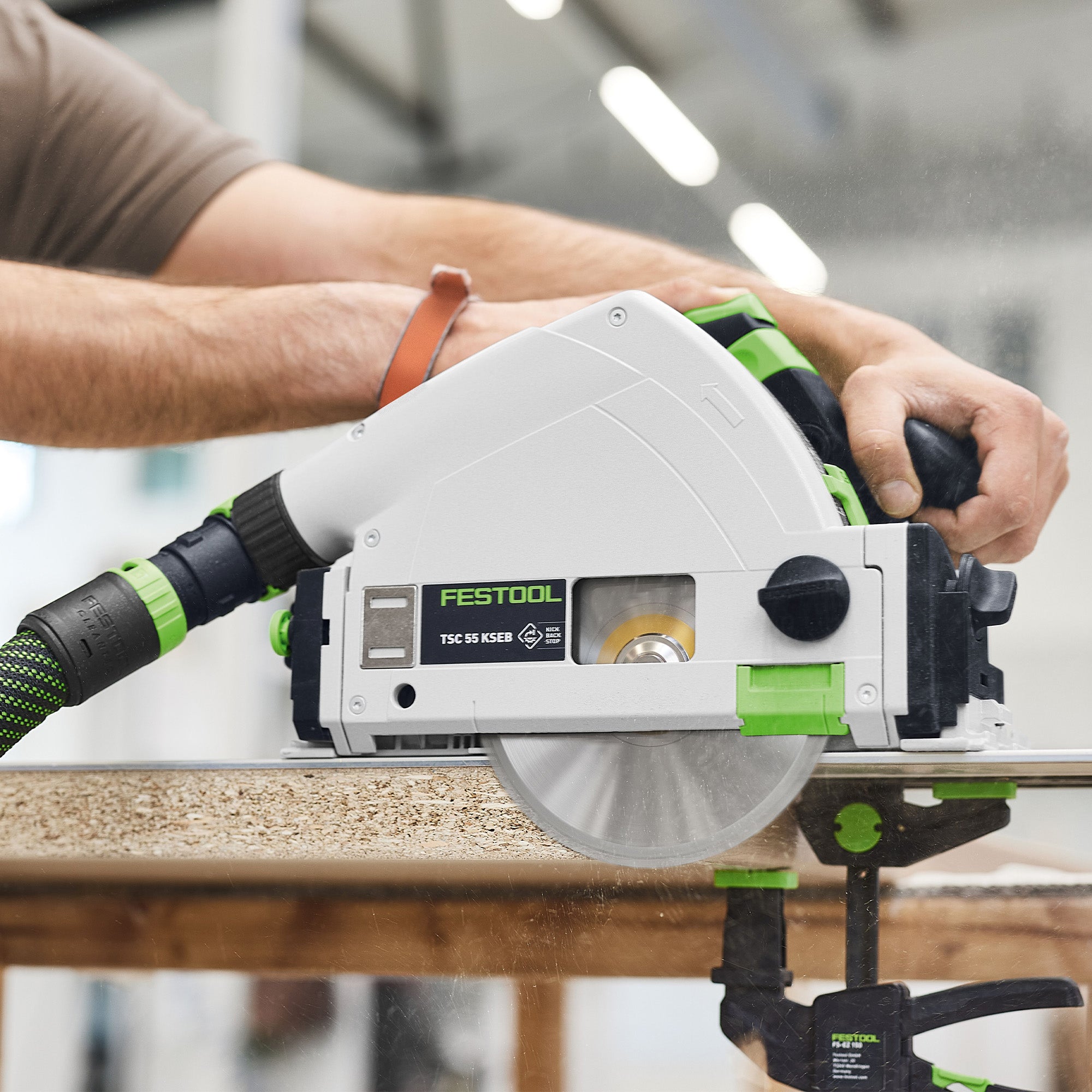 Festool Cordless Track Saw TSC 55 KSEB-Basic