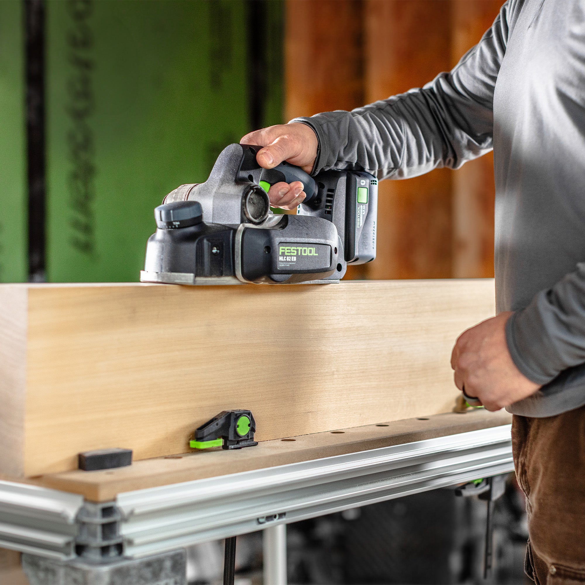 Festool Cordless Planer HLC 82 EB-F-Basic