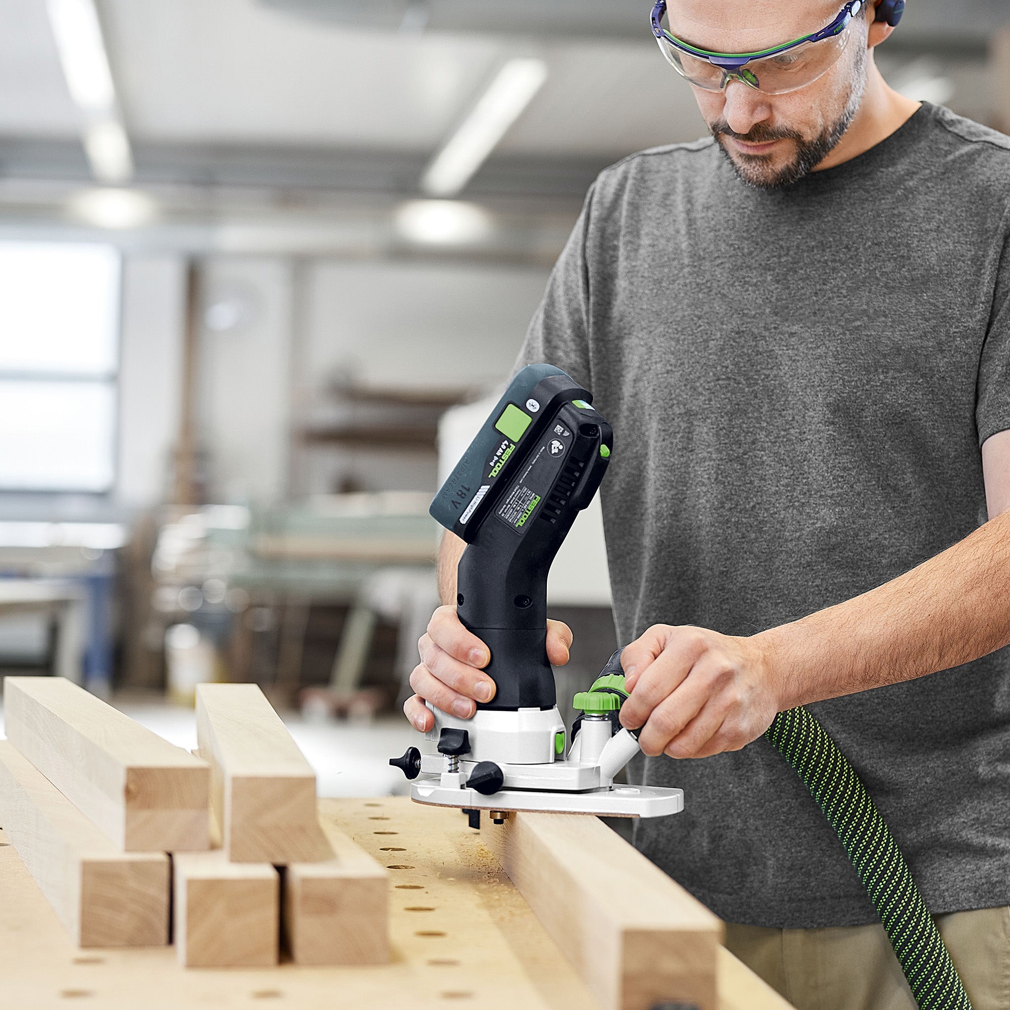 Festool Cordless Modular Edge Router MFKC 700 EB-Basic