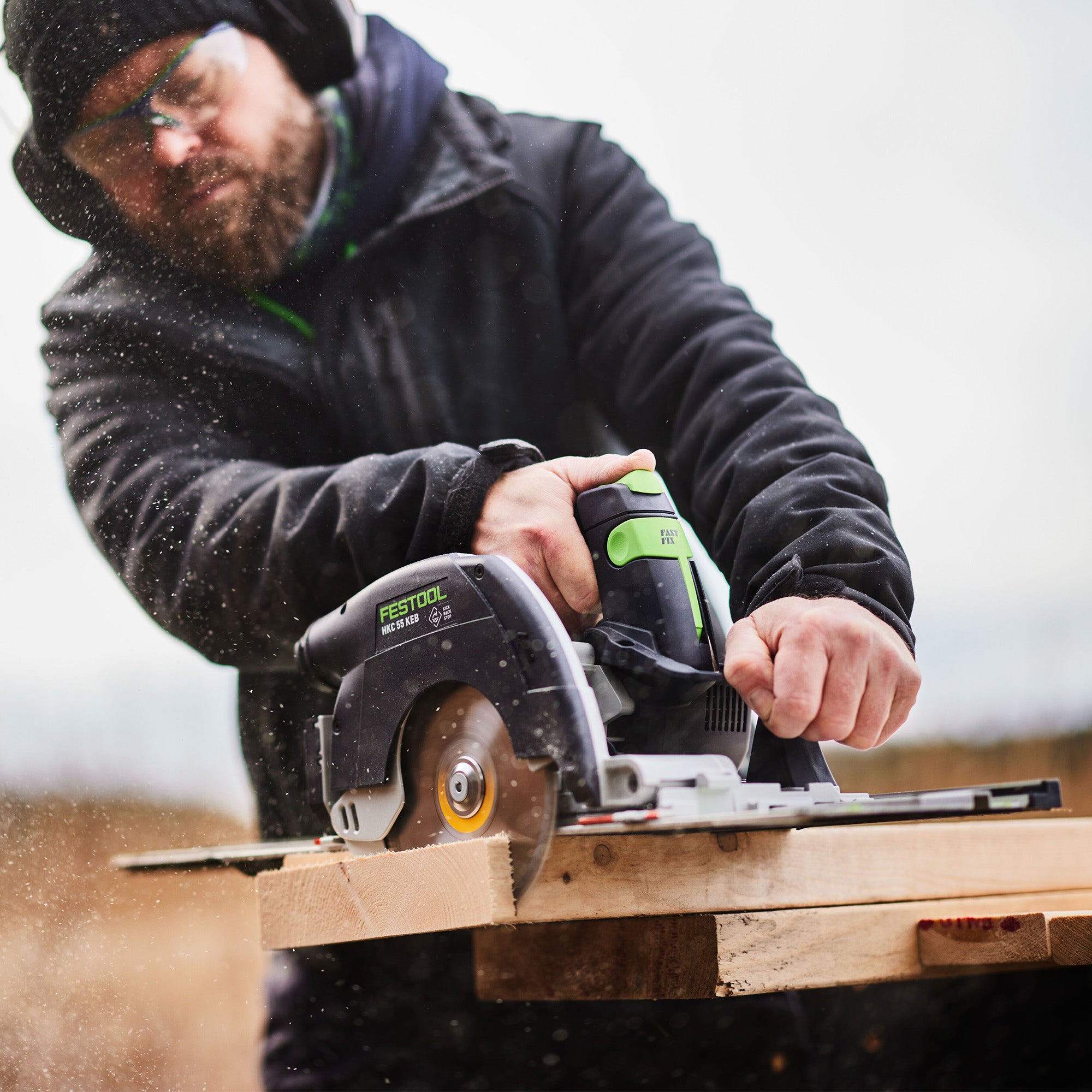 Festool Cordless Carpentry Saw HKC 55 KEB-F Basic