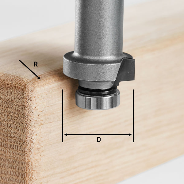 Festool Round Over Bit HW R3-OFK 500 Z1 (27mm Diameter x 3mm Radius)