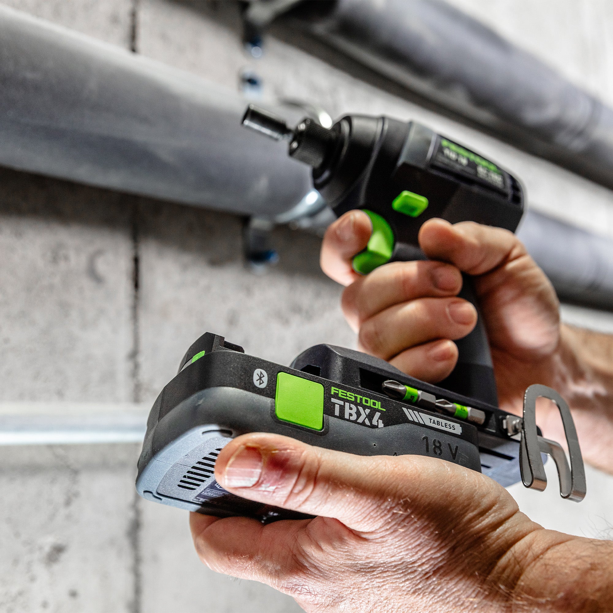 Festool Impact Driver and Drill Set TID 18 Basic-Set T18
