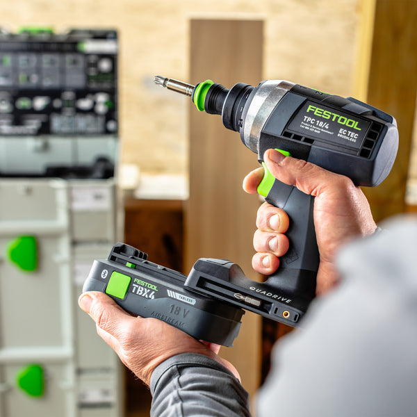 Festool Impact Driver and Drill Set TID 18 Basic-Set TPC 18/4