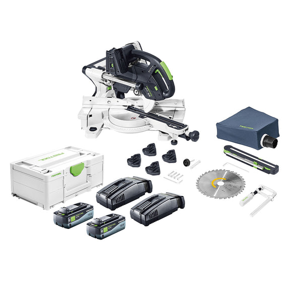 Festool KSC 60 Cordless Compound Miter Saw + Energy Set Combo (Limited-Edition)
