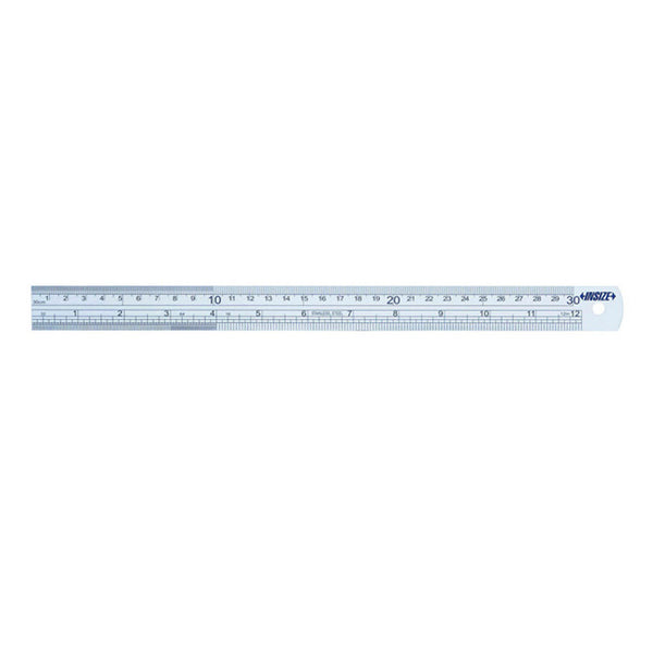 Insize 12" Rigid Stainless Steel Ruler 12" (300mm)