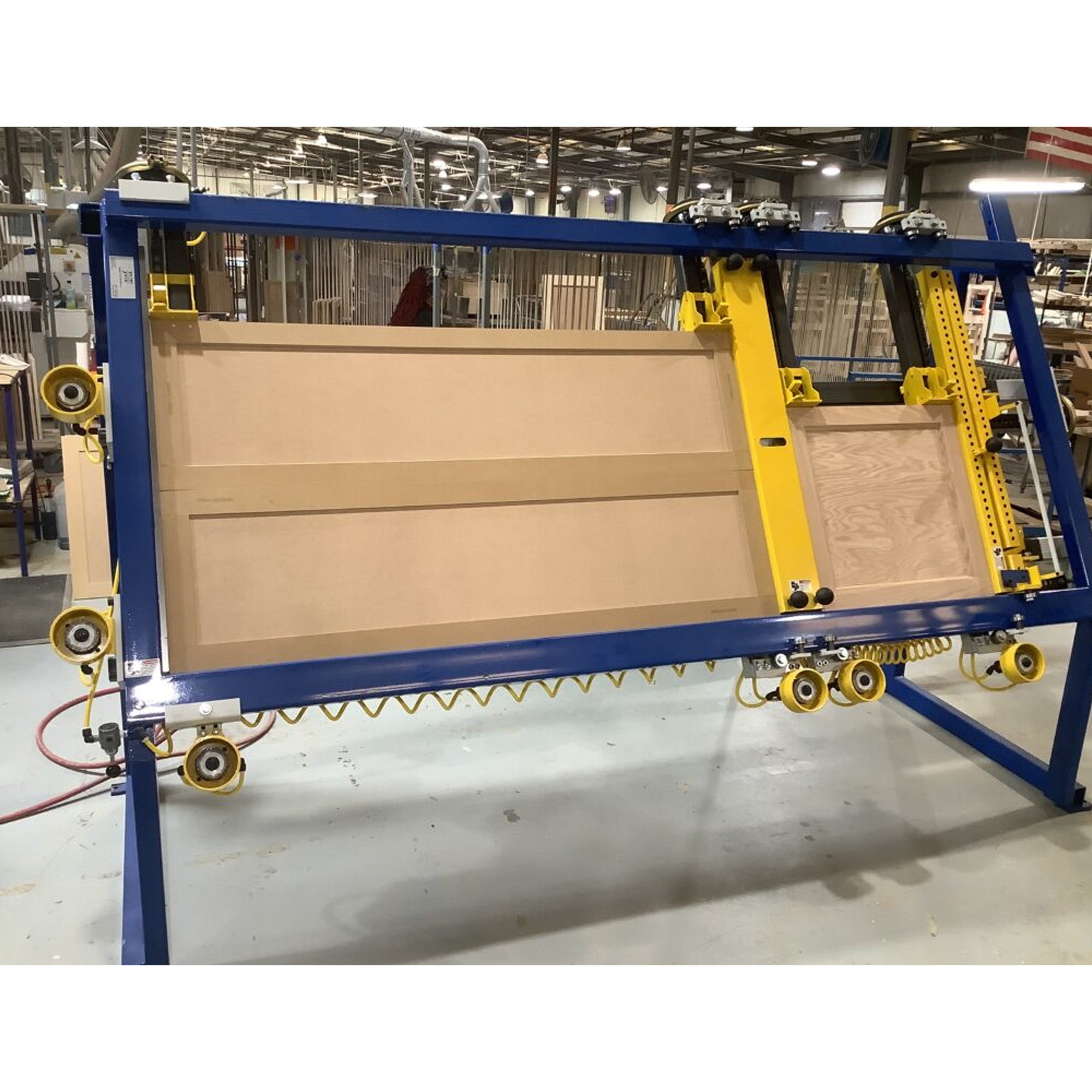 JLT 717C-CHBB-PL Large Capacity Double Miter Door Clamping System with UHMW Border Kit 37
