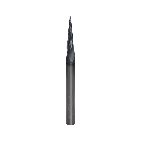 Freud 6.2° Tapered Ball Router Bit 1/32" Diameter, 1" Cut, 1/4" Shank (3" Length)
