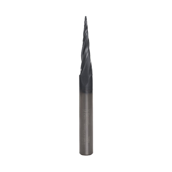 Freud 6.2° Tapered Ball Router Bit 1/32" Diameter, 1" Cut, 1/4" Shank