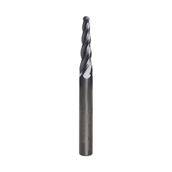 Freud 7° Tapered Ball Router Bit 1/8" Diameter, 1" Cut, 1/4" Shank