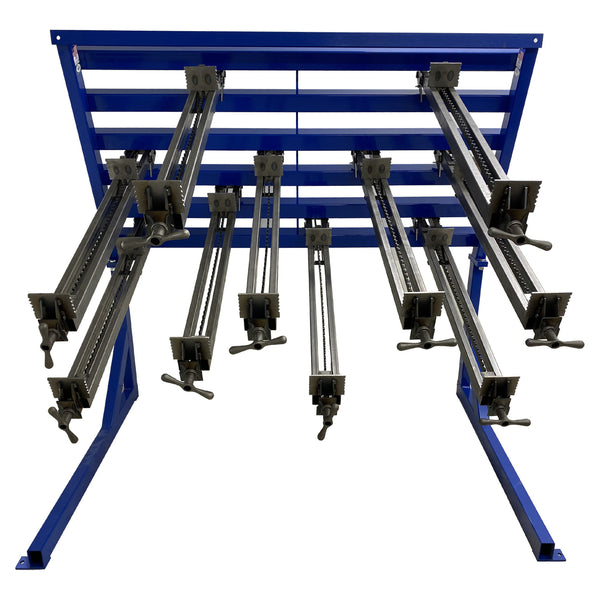 JLT 6' 5-Row Panel Clamp with 10, 3-1/2" High Jaw 40" Opening Clamps