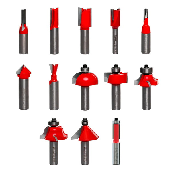 Freud 13-Piece Industrial Router Bit Set (1/2" Shank)