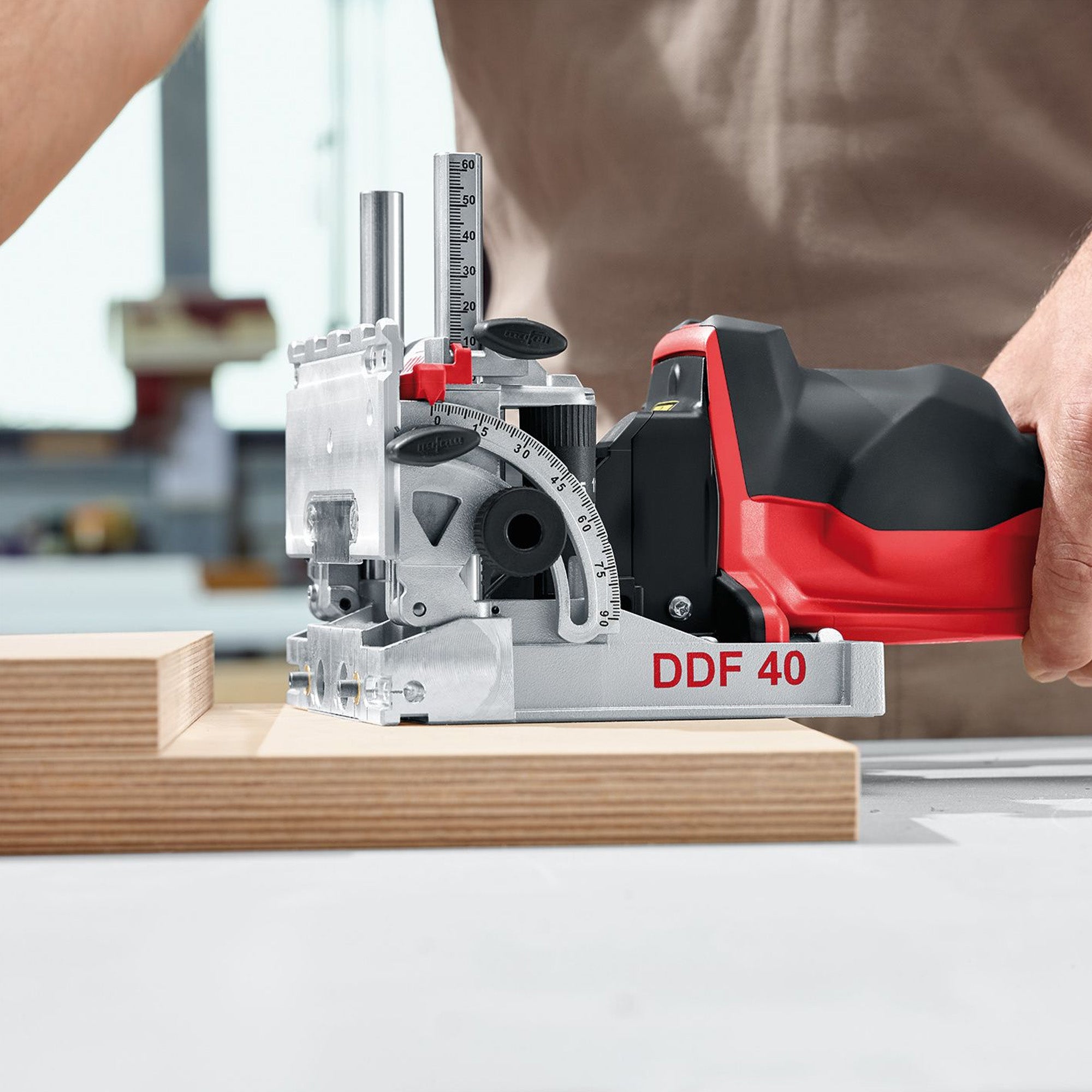 Mafell DDF 40 Duo Dowel System With Template & Extra 5mm Drill Bits (Limited-Edition)