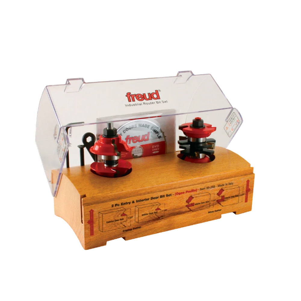 Freud Entry & Interior Door Router Bit System Ogee 1/2