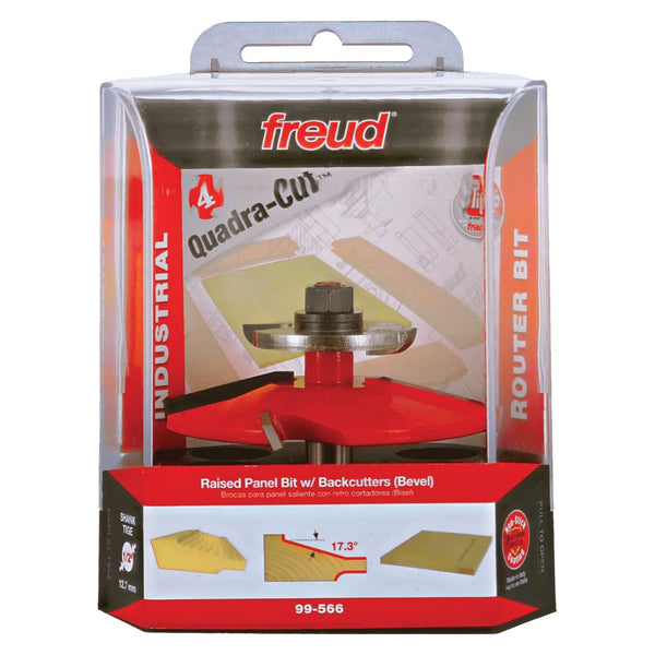 Freud Raised Panel Bit Bevel with Backcutters 1/2" SH, 3-1/2" D, 1" CL