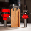 Freud Adjustable Rail & Stile Shaker Profile Router Bit Set - 1-11/16" Diameter x 1/2" Shank
