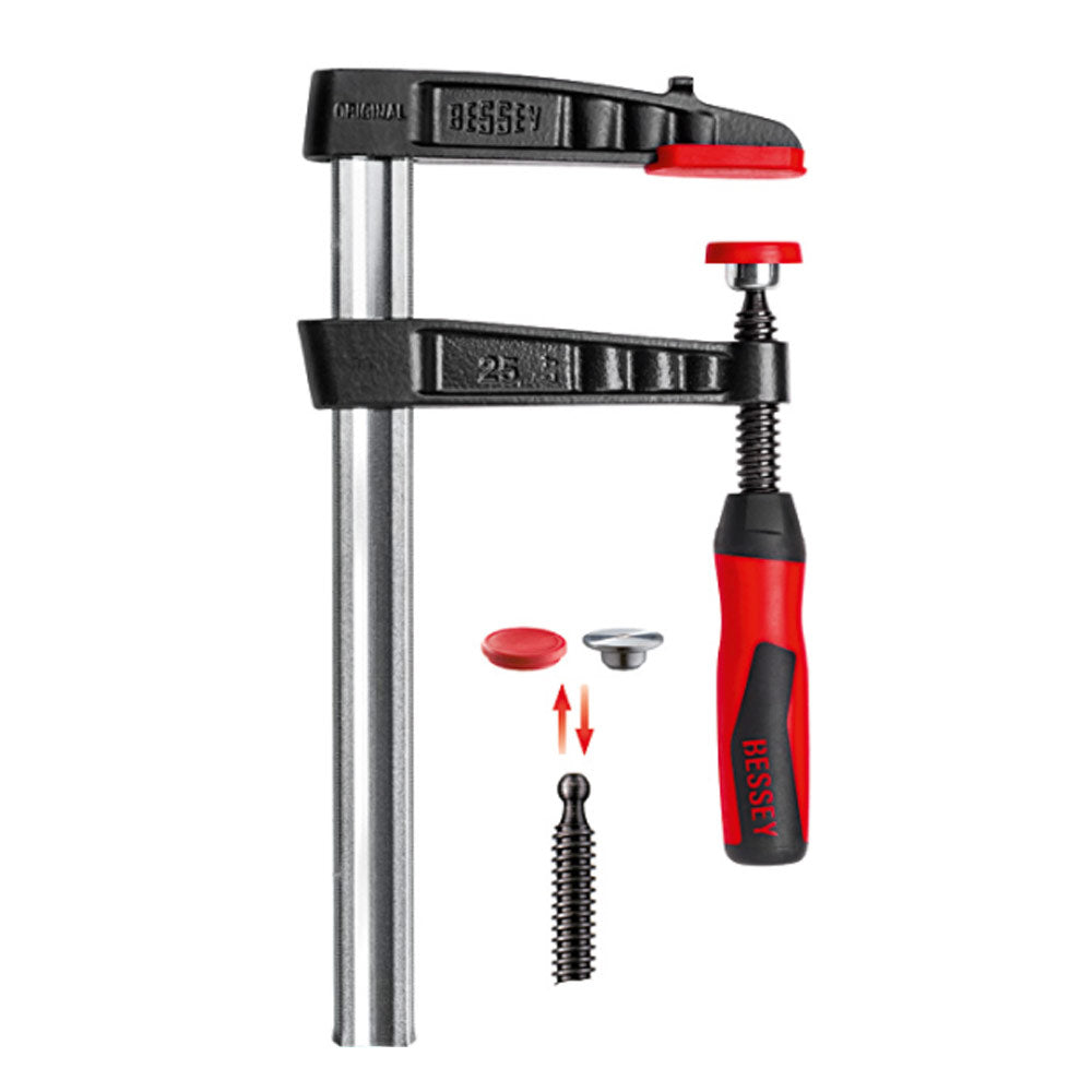Bessey Medium Duty (TG) Bar Clamps with 2K Handle (5-1/2