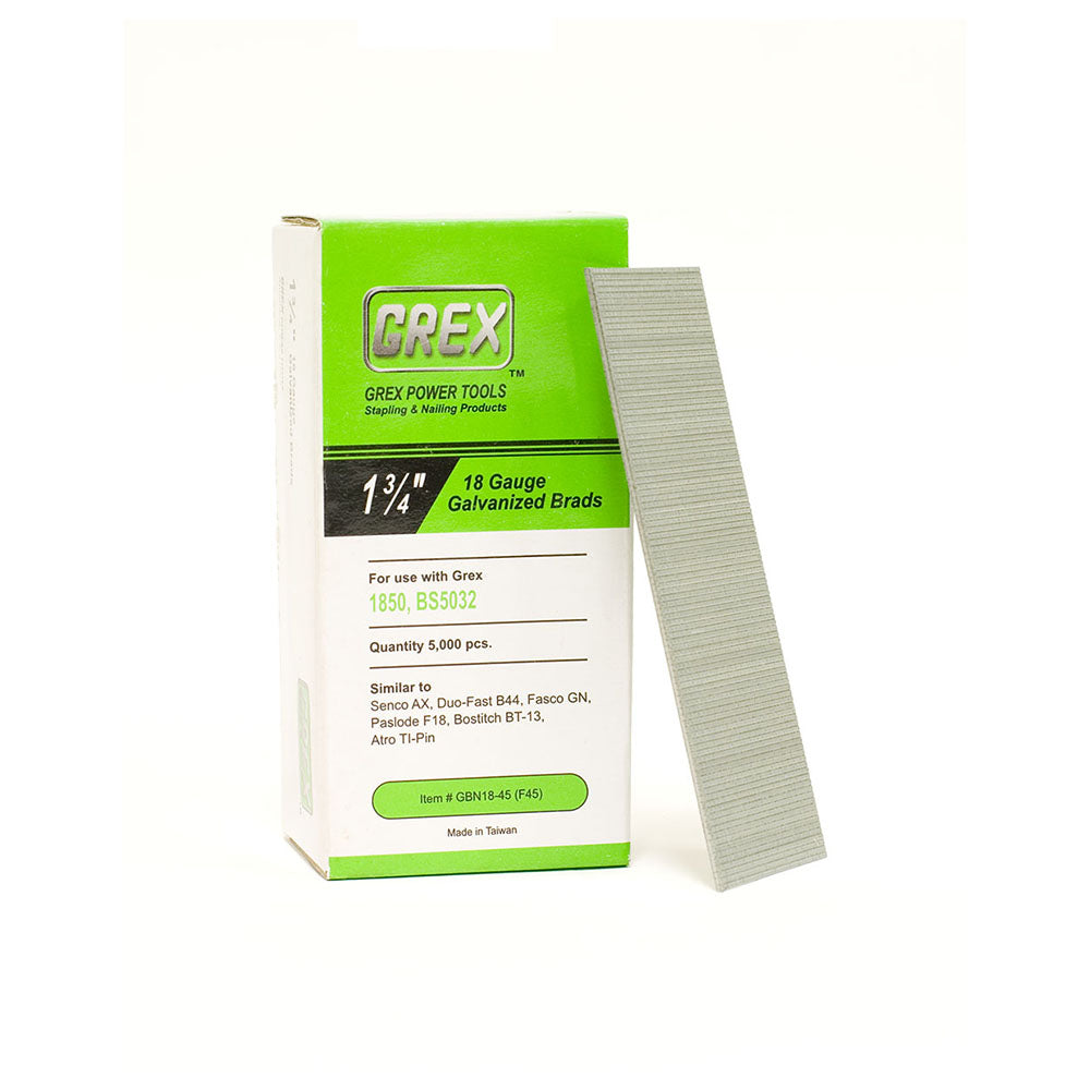 Grex 18 Gauge Galvanized Brad Nails*