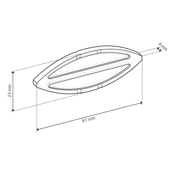 Lamello C20 Transparent Plastic Biscuits (250 Pack)
