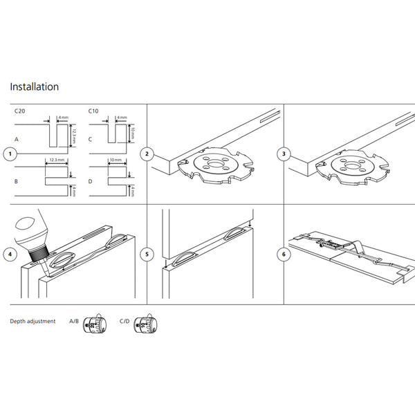 Lamello C20 Transparent Plastic Biscuits (250 Pack)