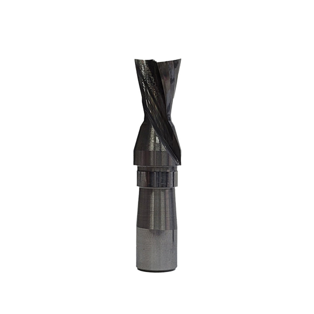 Cantek Two Flute Solid Carbide Spiral Dovetail Bit for JDT75