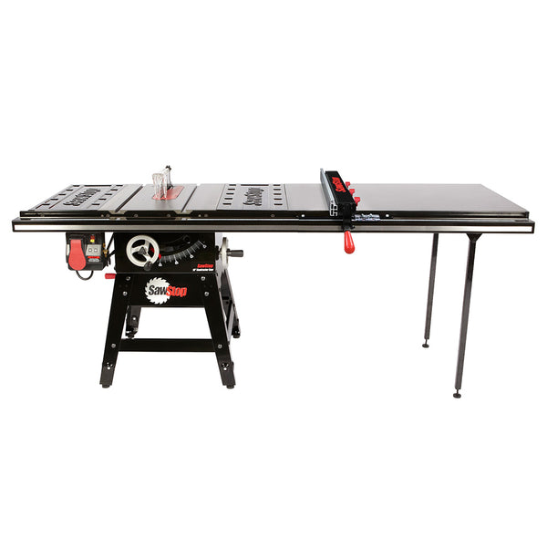 SawStop 1.75HP Contractor Saw w/52" T-Glide Advance Fence, Rails & Extension Table