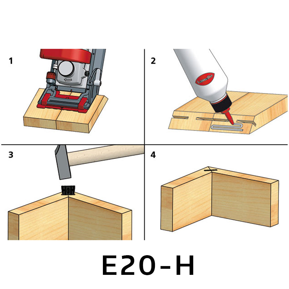 Lamello E20 Self-Clamping Connectors Mixed Pack
