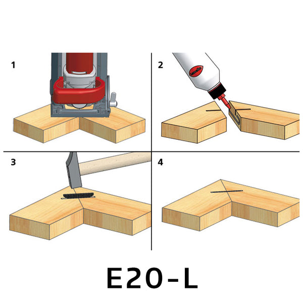 Lamello E20 Self-Clamping Connectors Mixed Pack