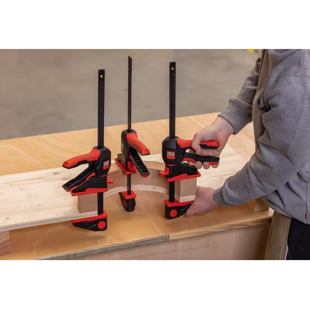 Automatic Trigger Spring Clamp Bessey One-Hand Trigger Clamps with 360° Rotating Handle (2 Pack)