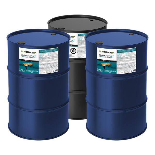 EcoPoxy 644kg FlowCast Deep Pour Drum Kit (600L)