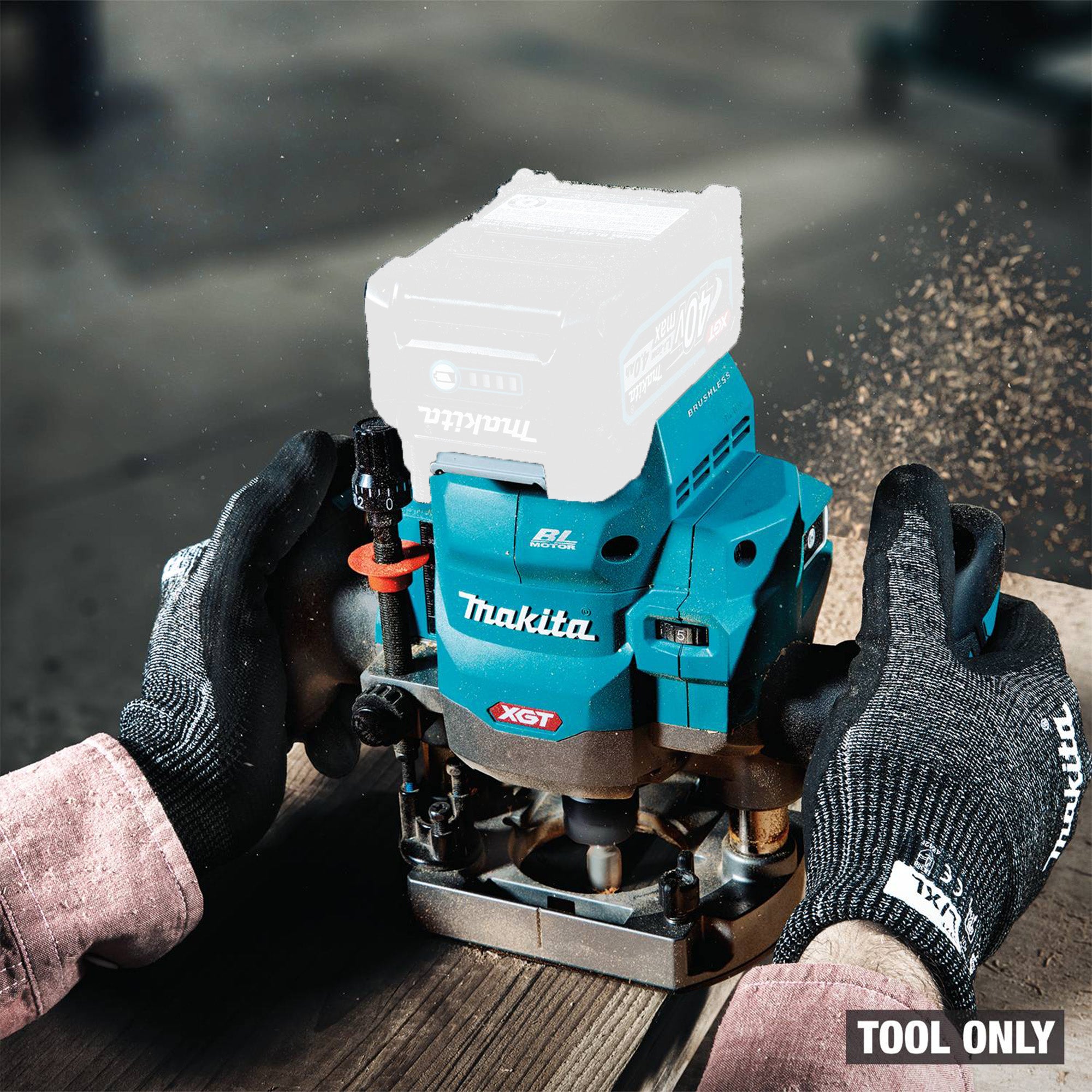 Makita GPR01Z 40V max XGT Cordless Plunge Router 2.25HP (Tool Ony)