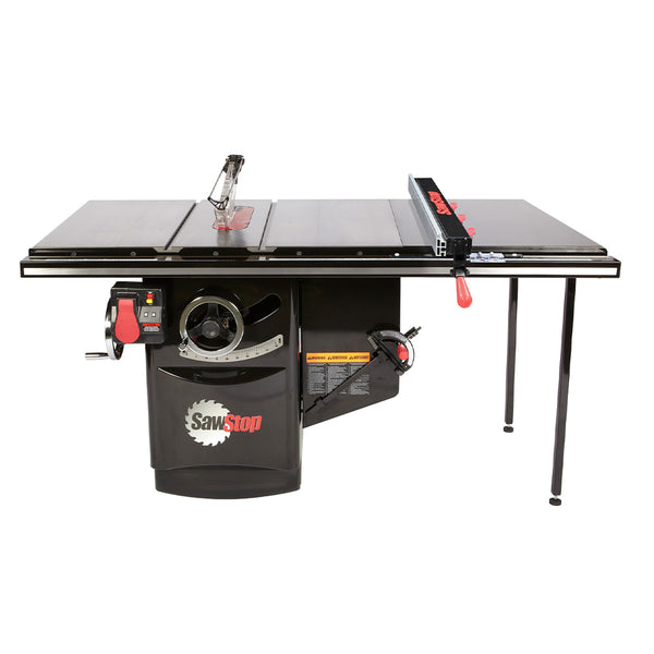 SawStop 7.5HP, 3ph, 230v Industrial Cabinet Saw w/36" T-Glide Advance Fence, Rails & Extension Table