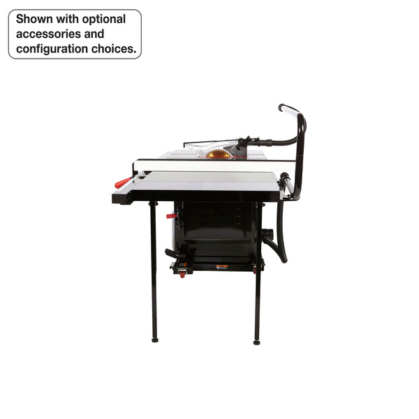 SawStop 5HP, 3ph, 230v Industrial Cabinet Saw w/ 36" Industrial T-Glide Fence System, Rails & Extension Table