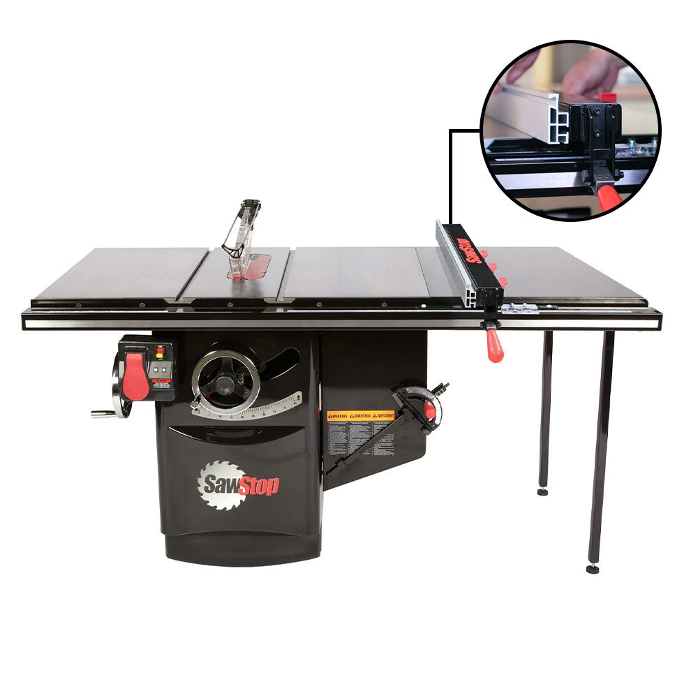 SawStop 5HP, 1ph, 230v Industrial Cabinet Saw w/36