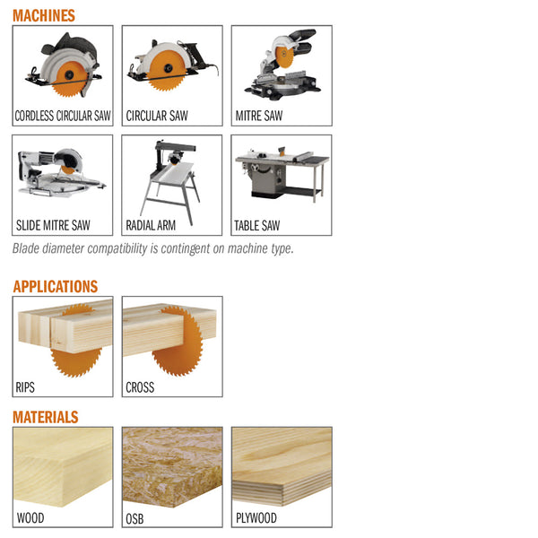 CMT ITK Plus General Purpose Track Saw Blade 160mm x 24T (1.8mm Kerf)