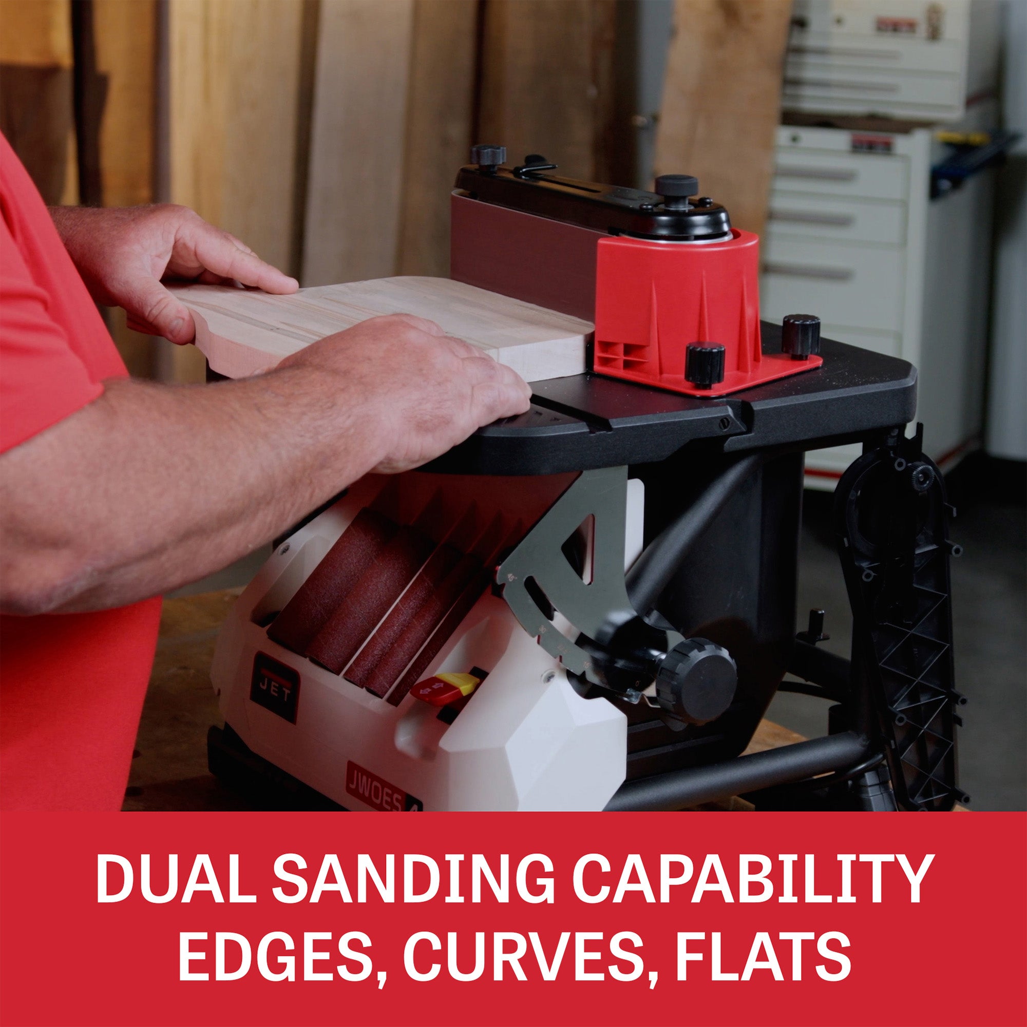 JET JWOES-4 Benchtop Oscillating Edge & Spindle Sander