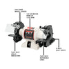 JET JWBG-8NW 8" Bench Grinder without Wheels