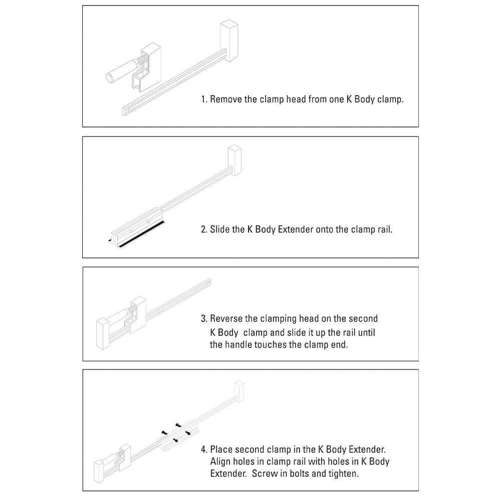 Bessey K Body Clamp Extender