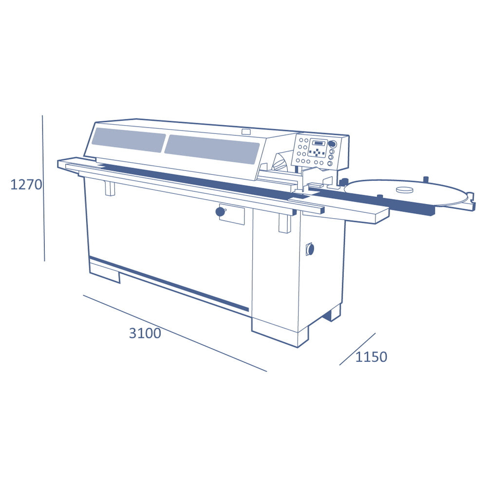 SCM Minimax ME 28ET Automatic Edgebander with Pre-Milling - 3PH, 220V