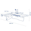 SCM Nova SI 4 Sliding Table Saw (8HP)