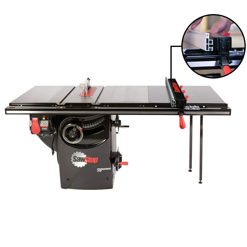 SawStop 1.75HP Professional Cabinet Saw w/36